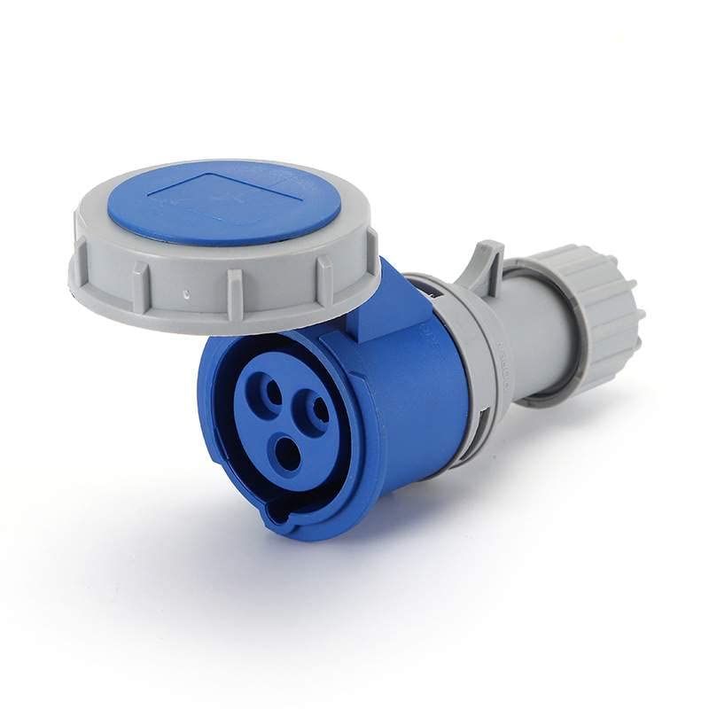 IEC60309 Waterproof CEE Industrial Connector Socket 3Pin 16A 250V 2P+E IP67