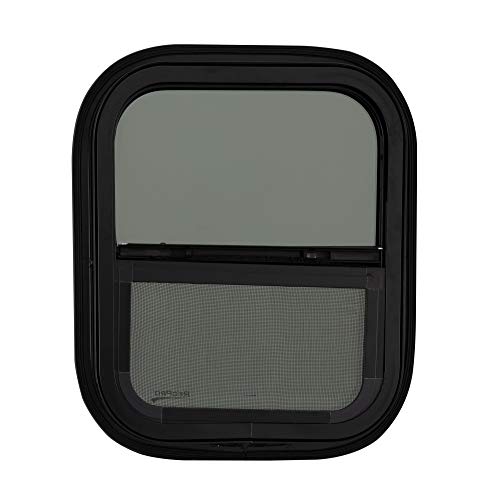 RecPro RV Window | 14"W x 16"H | Teardrop Style | Vertical Sliding | RV Window Replacement | Made in USA - Image 3