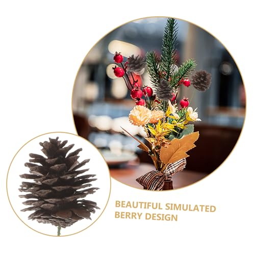 Pommes de pin de Noël Uonlytech, kit créatif 20pcs pour cadeaux faits main