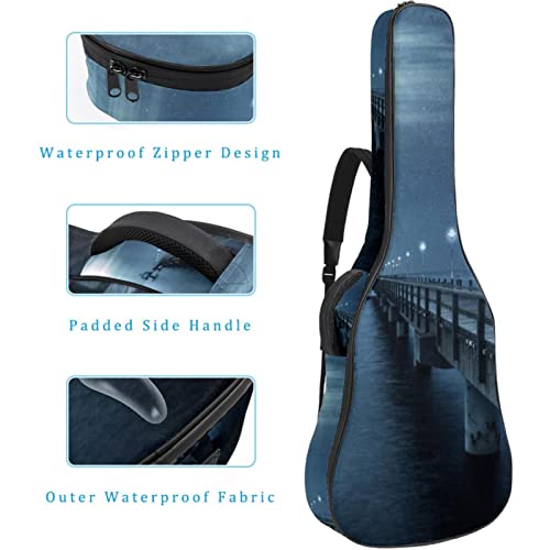 Hondank Housse pour guitare acoustique Mouette Nuit Galaxie 1 cm d’épaisseur Rembourrage étanche Housse de transport 40… - Les Beatles, Paul McCartney, John Lennon, RIngo Starr, George Harrison Hondank Housse pour guitare acoustique Mouette Nuit Galaxie 1 cm d'épaisseur Rembourrage étanche Housse de transport 40… – Image 5