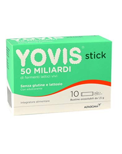 3X YOVIS STICK - Integratore di Fermenti Lattici Vivi da 50 Miliardi - 30 BUSTINE
