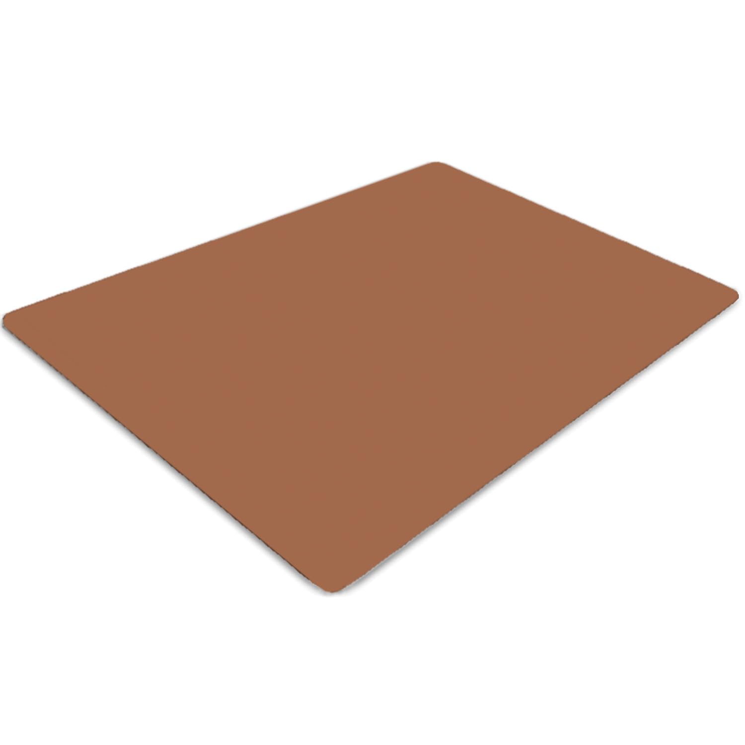 Tapis de chaise pour le bureau à la maison protège-sol brun 100x70