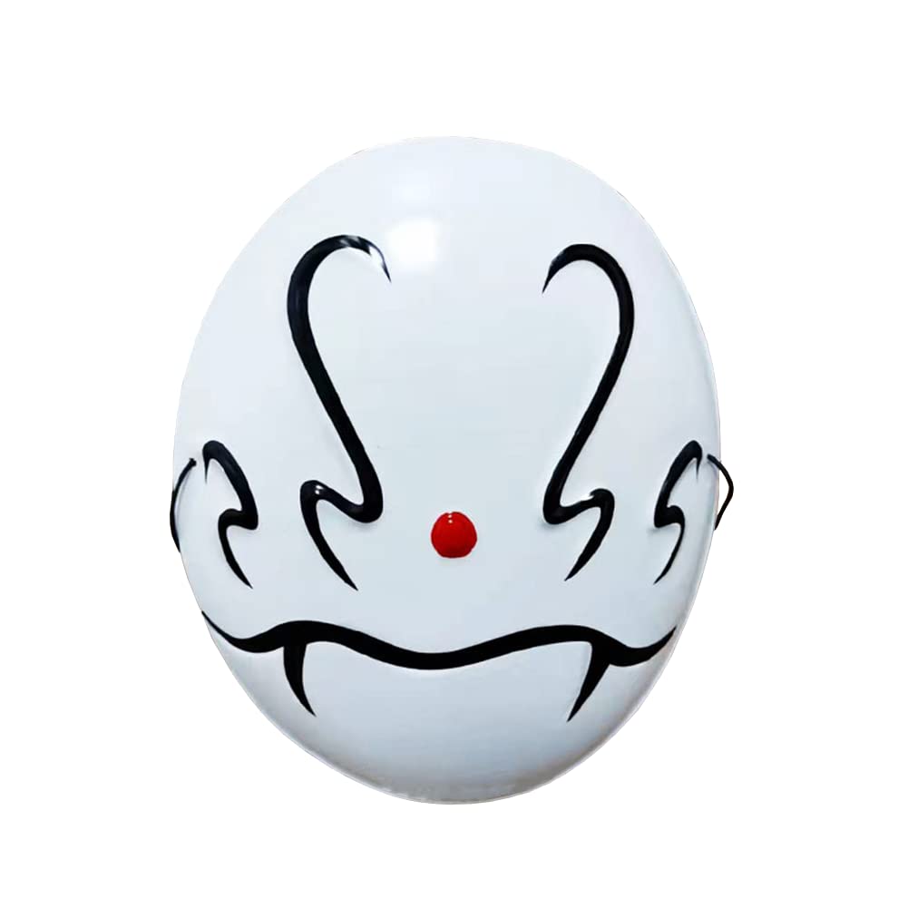 Tongyundacheng Rimuru Tempest Mask That Time I Got Reincarnated as a Slime Cosplay White Mask for Halloween Party Masquerade Accessories
