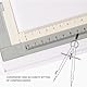 NEWFUN Zeichenplatte A3, Zeichenbrett A3, Drawing Board, Multifunktionales Zeichenbrett für das Technische Zeichnen im Büro A3 mit Winkelmesser, Paralleler Zeichenbahn, Verstellbarem Winkel