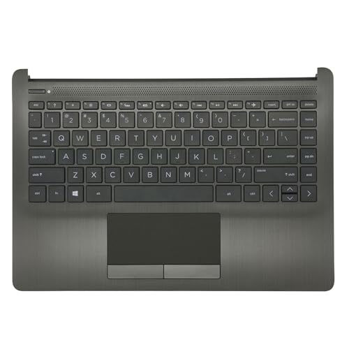 Repose-main HP 14-DK 14-CF L24817-001 avec clavier rétroéclairé gris