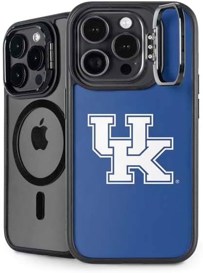 Skinit Kickstand Phone Case Compatible with iPhone 13 Pro - Officially Licensed University of Kentucky UK on Blue Design