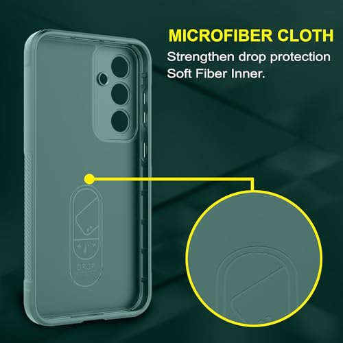 Image of Amazon Brand-Solimo Mobile Cover for Samsung Galaxy S24 Plus 5G | Full Camera Protection | Liquid Silicon Case | Flexible Bumper Case for Samsung Galaxy S24 Plus 5G (Green)