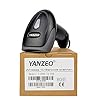 Yanzeo USB Barcode Scanner, CCD Barcode Scanner per computer - Plug and Play Scansione veloce e accurata, per libri, ufficio, magazzino, negozio