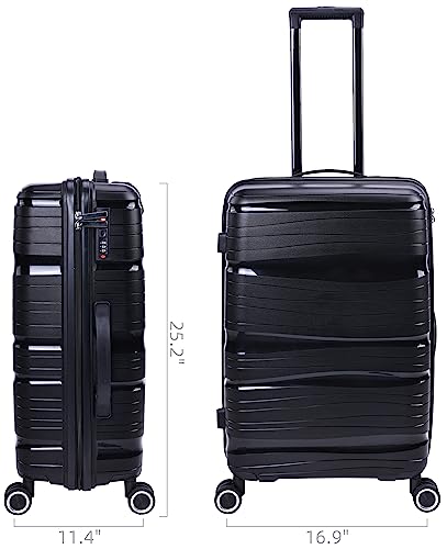 All Set of 3: 20, 24, 28-Inch Each, Black3