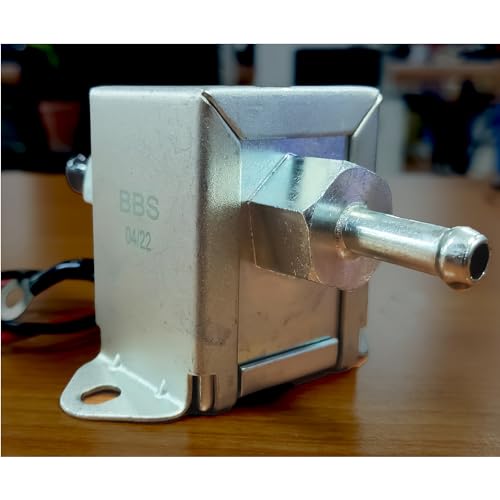 Universal 12V Electric Fuel Pump - 4.5-7psi, Self-Priming, Heavy Duty, In-Line & In-Tank, with Installation Kit, for Gasoline or Diesel Engines - 3629674 Premium Quality EP014 MSU0819