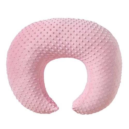 Image of ESEN Plus Size Baby Nursing Pillow and Body Positioner for Breast Feeding and Bottle Feeding, Ultra Soft Baby Breastfeeding Pillows with Removable Nursing Pillow Cover for Mom and Baby (Pink)