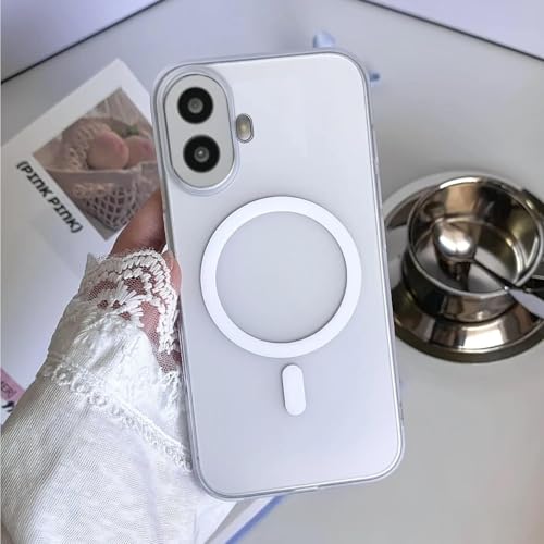 Image of Luxury Paper Thin Case Cover for CMF by Nothing Phone 1 | Matte Finish | Compatible with magsafe | (White)