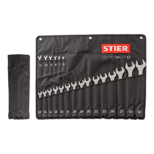 STIER Ringmaulschlüssel-Satz SW 6-32 mm 21-teilig aus
