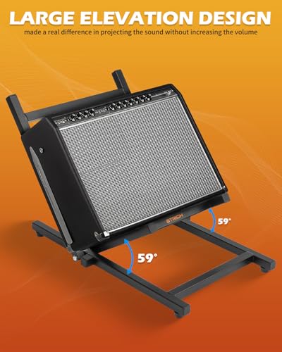 image for STRICH Amp Guitar Stand, Low Profile Guitar Combo Speaker Stand, Tilt 