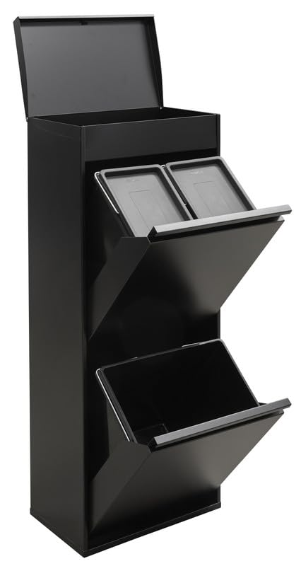 PER INTERNI: in acciaio, adatto per uso interno. Si abbina bene con l'arredamento di qualsiasi cucina, casa o ufficio. Non sporge, profondità ridotta. Misure 97 x 40,6 x 25,6 cm (altezza x larghezza x profondità). Non richiede montaggio.
