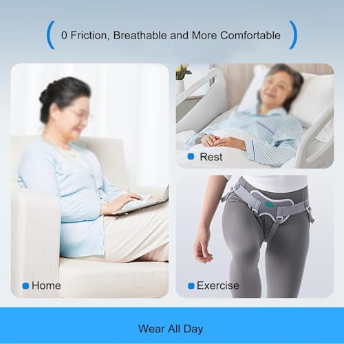 Faja para Hernia Unisex Ajustable con Almohadillas de Compresión miniatura 6
