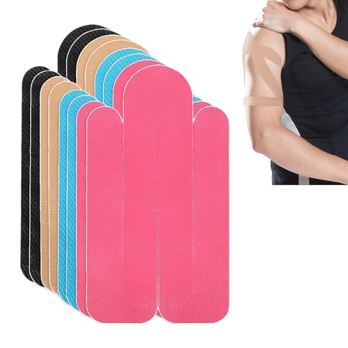 Vorgeschnitten Kinesiologie Tape für Schultern und Rücken 8 Pcs Wasserfestes Kinesiotape Hautfreundlich Elastisches Kinesio Tapes für Knieschmerzen Ellenbogen Schulter Schmerzlinderung Vorgeschnitten Kinesiologie Tape für Schultern und Rücken 8 Pcs Wasserfestes Kinesiotape Hautfreundlich Elastisches Kinesio Tapes für Knieschmerzen Ellenbogen Schulter Schmerzlinderung