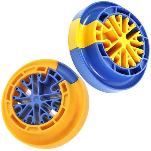 Wire Combing Device, Network Cable Management,Network Tools for Sorting Wires, (Yellow Blue+Blue Yellow) Cable Organization Tools, and Ethernet Cable Organization Tools