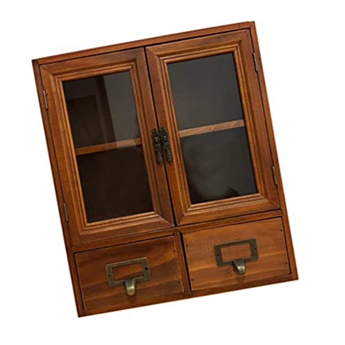 Cabilock Vintage Desktop Box Bedroom Jóias Cosméticos Caixa Cômoda Adornam