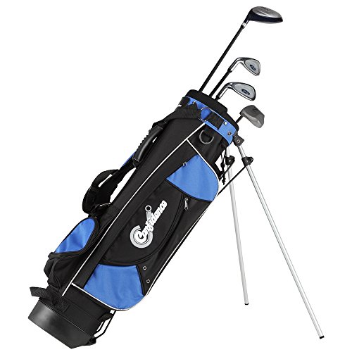 Confidence Junior Golf Club Set with Stand Bag (Left Hand, Ages 4-7)