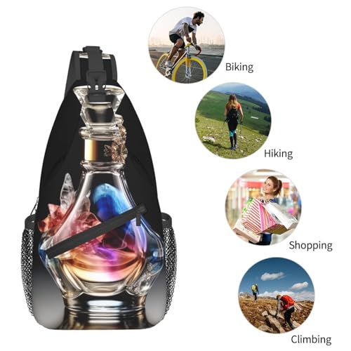 Bolso tipo sling unisex para viaje y senderismo miniatura 5