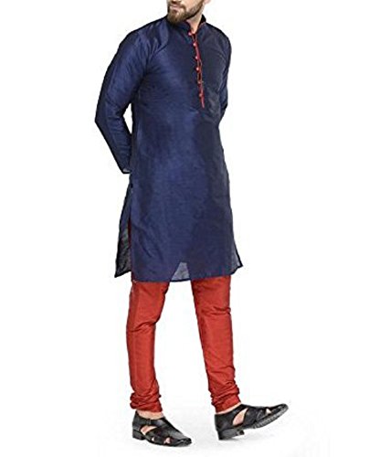 Image of Royal Kurta Men's Silk Blend Kurta Pyjama Set