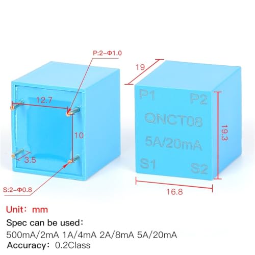 Transformador de corriente QNCT09 para solucionar problemas de espacio en PCB 4