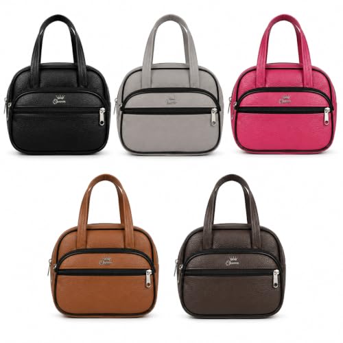 Image of Women's Stylish Trendy Leather Mini Handbag - Fashionable, Compact Purse for Casual and Formal Occasions