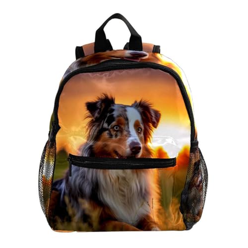 Small Backpack for Women, Lightweight Back Pack, Australian Shepherd Dog