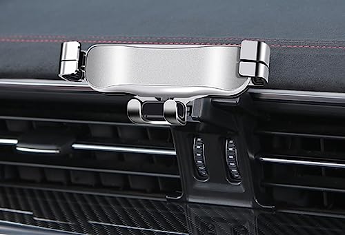 Support téléphone voiture Audi A6L A7 argent haut de gamme