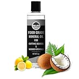 3oz Food Grade Mineral Oil for Wood Cutting Board and Wooden...