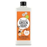 Marcel's Green Soap - Nettoyant Universel Orange & Jasmin - Nettoyant multi-usages - Formule sans microplastiques - Vegan - Flacon en plastique 100% recyclé - 750 ml