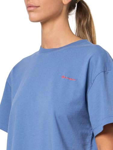 Image of Champion Women's Classic Short Sleeve Graphic T-Shirt, Loose Fit, Script Logo