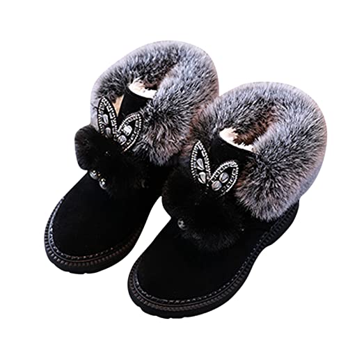 Baskets chaudes pour bébé en coton doux style princesse pour l'hiver