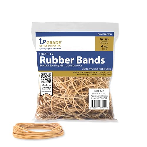 Upgrade Office Supply UPG23732 Rubber Bands, Size 32 (3 x 1/8 Inch), 175 Bands, 1/4 lb, USA
