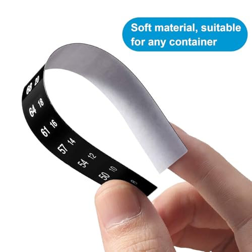 Image of Zonon 48 Pcs Stick on Thermometer Strip for Brewing Fermenting Temperature Sticker Decal Crystal Adhesive 46-93 f (8-34 c) Digital Display Sticker for Wine Beer Aquariums