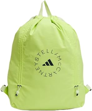adidas BY STELLA MCCARTNEY GYM SACK, Bahia Glow/Utility Black, Dimensions 5.5" x 17.75" x 18.50", Volume 25 L