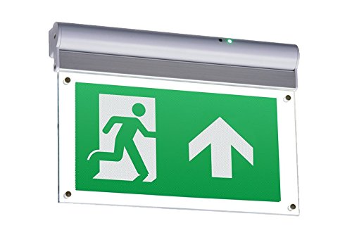 Knightsbridge Señal LED de salida de emergencia de 230 V IP20 para montaje en pared o techo