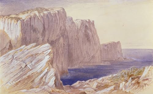 Cuadro de Edward Learars Saffo Leap Lefkas, arte en lienzo para un hogar con alma