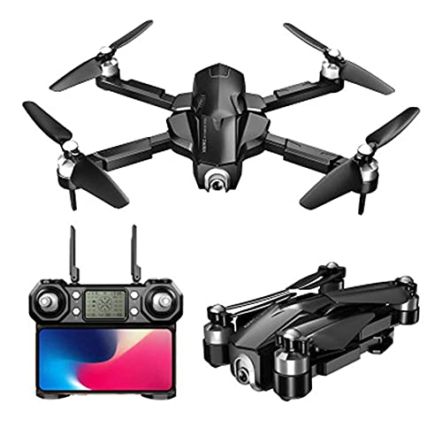 FMHCTN Drone Quadcopter UAV con cámara de 48MP Video 4K Gimbal de 3 Ejes Tiempo de Vuelo de 34 min, Función de Sensor de Gravedad, Despegue/Aterrizaje con una tecla, Blanco 4K 5G