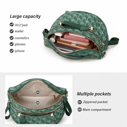 Image of Makes Checkered Crossbody Bag Bum Bag for Women with Pouch