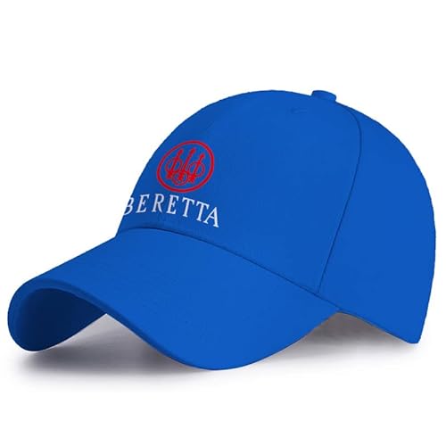 Casquette de Baseball Unisexe - Beretta Broderie Imprimé Chapeau Casual Duck Cap Outdoor Sunshade Hat Sunscreen- Blue||One Size Cover
