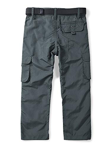 Ochenta Boy's Hiking Pants, Kids Youth Quick Dry Outdoor Camping Fishing Cargo Trousers Grey 180-13 Years #TOP1