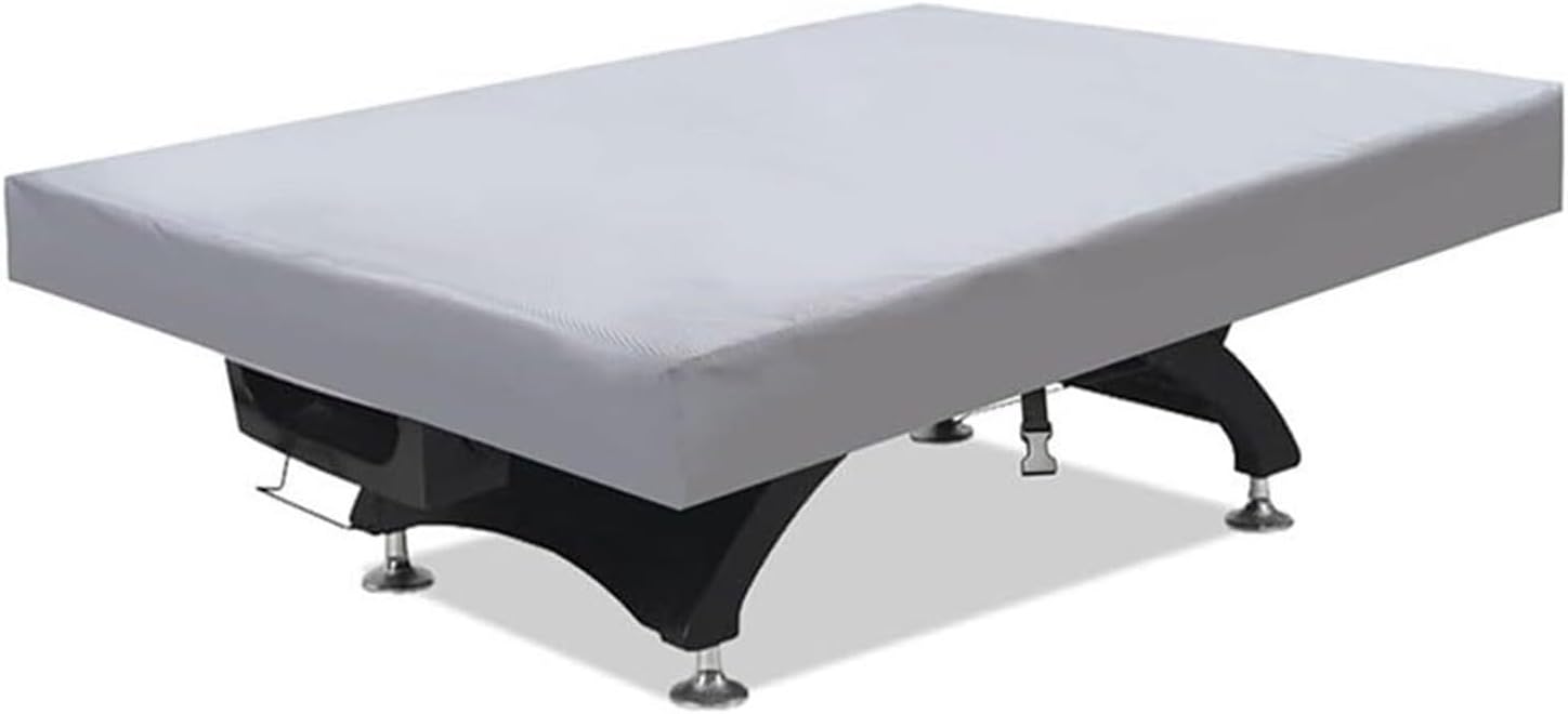Pool Table Cover Pool Table Cover Durable with Waterproof Coating and Adjustable Drawstring Provides Protection from Rain(Black 7FT)