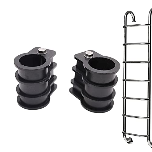 Accesorios para escaleras de mano | Mumiao Repuesto Para Escalera Piscina, Parachoques Goma Y Perno Escalera Piscina Con Anclaje Piscina Y Escudo Redondo Para Piscina