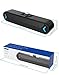 LENRUE Computer Speakers,PC Speakers for Desktop,Wired USB-Powered Sound-bar for Computer with 10W Stereo Sound and Colorful Light,Plug-n-Play (A39PRO /Black)
