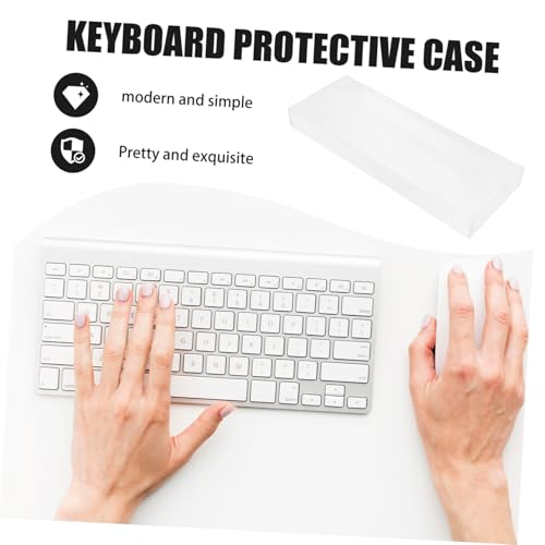 Protector de teclado para oficina hecho de acrílico resistente 6