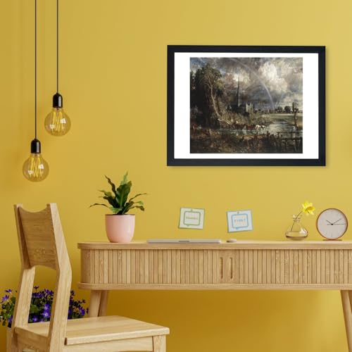 John Constable Salisbury Cathedral Storm grande affiche encadrée tableau mural - 2