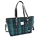 Glen Appin Spey Large Tote Handbag LB1028, Col 119 Blue Turquoise