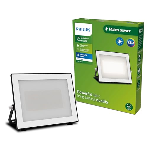 PHILIPS Lois Outdoor Floodlight, 50 W, 3000 K, Black​